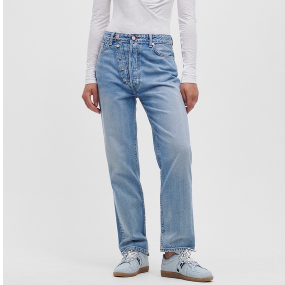 Ganni | Jeans | Ganni Light Blue Vintage Figni Jeans | Poshmark
